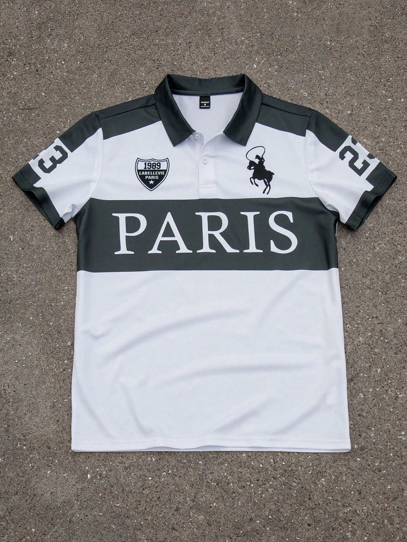 2026 Summer New Style Men's Polo Shirt with Letter Print Breathable Lightweight Casual and Fashionable