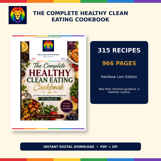Complete Healthy Clean Eating Cookbook | 315 Recipes PDF