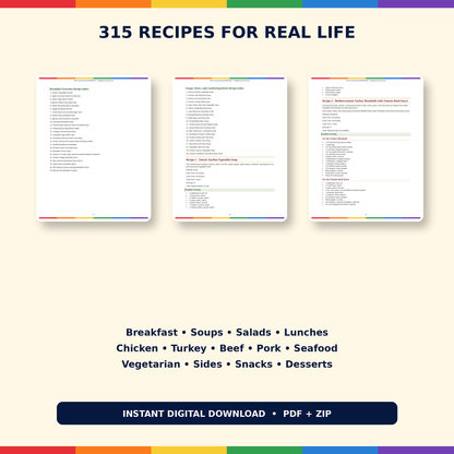 Complete Healthy Clean Eating Cookbook | 315 Recipes PDF