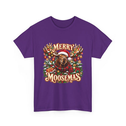 Merry Moosemas Christmas T-Shirt | Festive Moose Unisex Tee