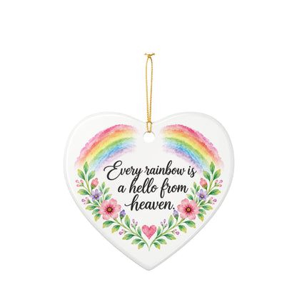 Personalized Pet Memorial Heart Ornament | Forever in Our Hearts