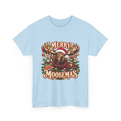 Merry Moosemas Christmas T-Shirt | Festive Moose Unisex Tee
