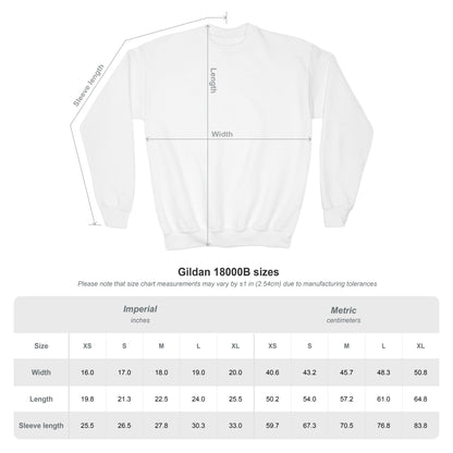 Personalized Comfort and Joy Christmas Youth Sweatshirt, Family Name Holiday Crewneck, Matching Family Christmas Trees