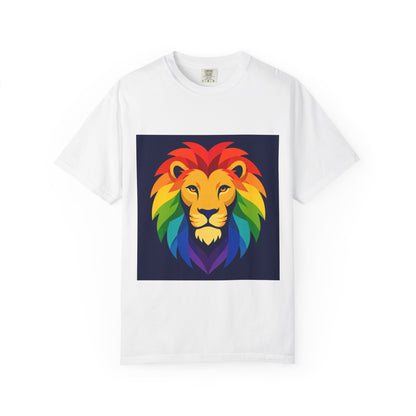 Rainbow Lion T-Shirt — Pride Colorful Lion Graphic Tee