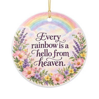 Personalized Pet Memorial Round Ornament | Forever in Our Hearts