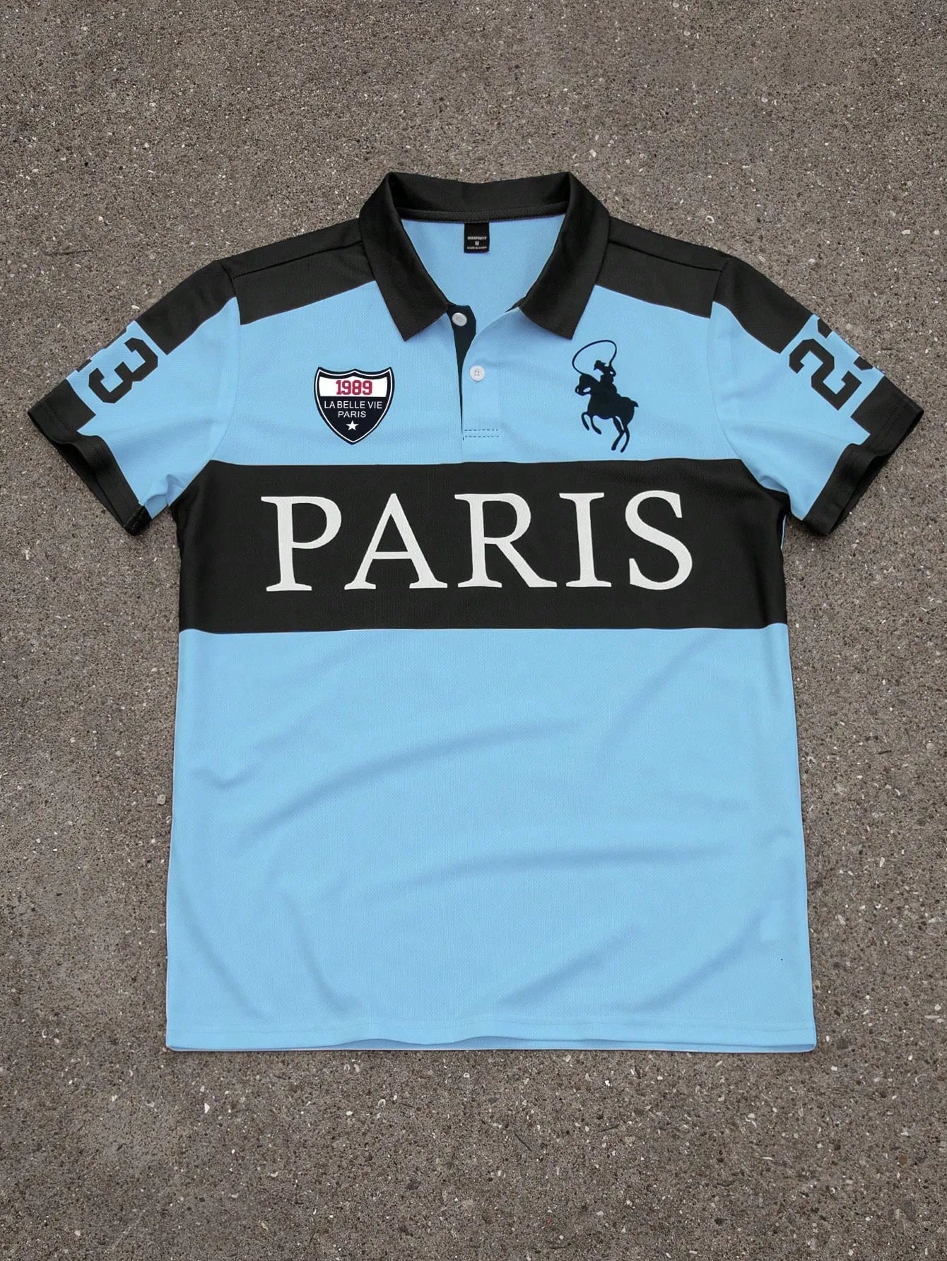 2026 Summer New Style Men's Polo Shirt with Letter Print Breathable Lightweight Casual and Fashionable