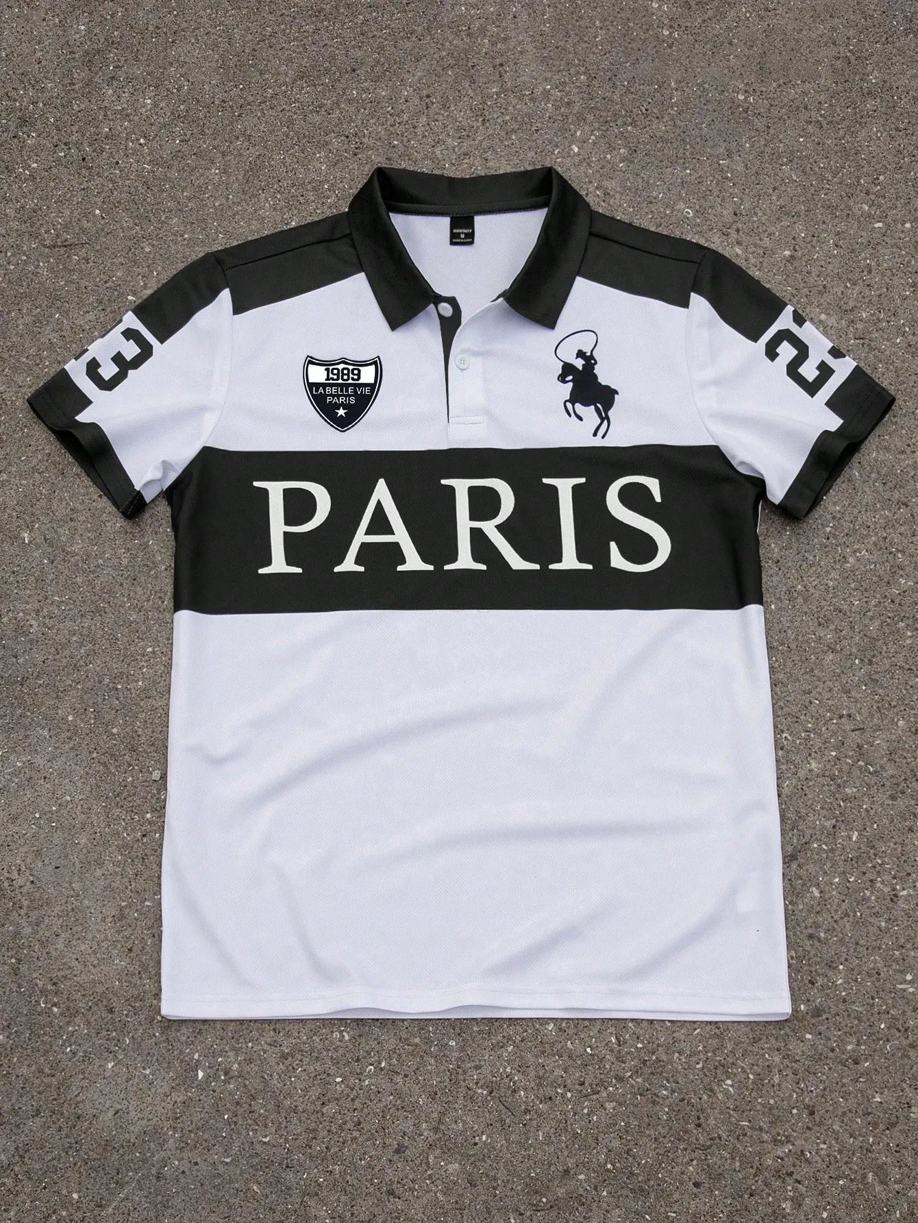 2026 Summer New Style Men's Polo Shirt with Letter Print Breathable Lightweight Casual and Fashionable
