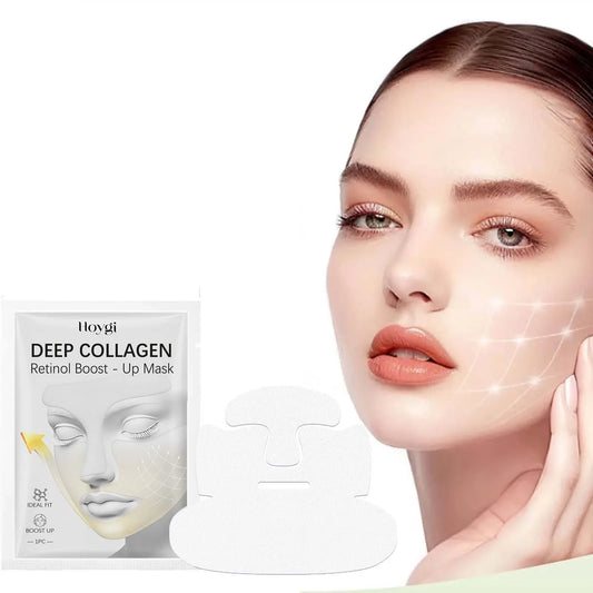 Portable Deep Collagen Mask Moisturizing Firming Nourish Pore Shrinking Smooth Brightening Skin Retinol Boost-Up Mask