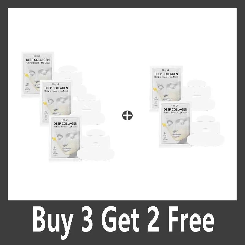 Portable Deep Collagen Mask Moisturizing Firming Nourish Pore Shrinking Smooth Brightening Skin Retinol Boost-Up Mask