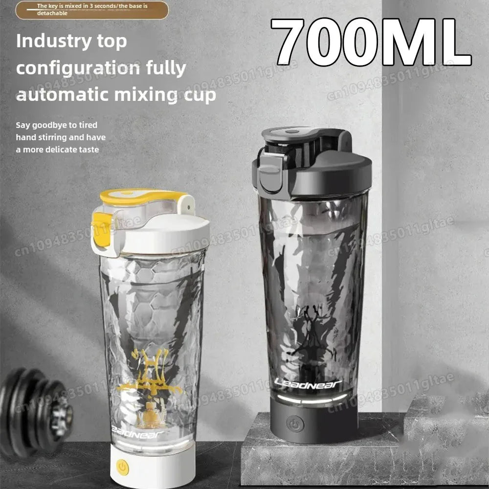 650ml Electric Shaker Bottle Portable Whey Protein Shaker Automatic Stirring Blender Multipurpose Juice Mixer Cups Fitness Work
